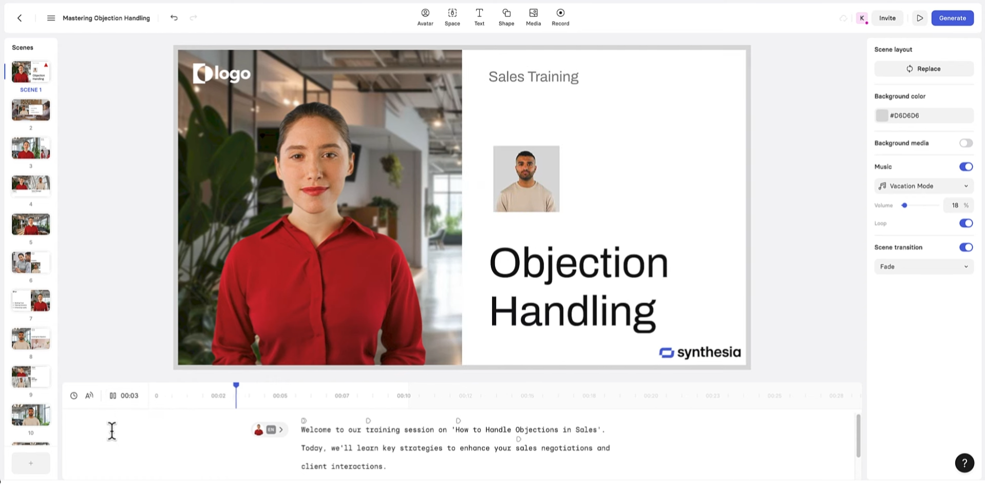 Synthesia - the poluar AI video generator Reddit