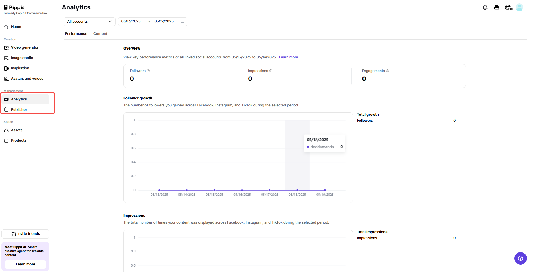 Built-in analytics