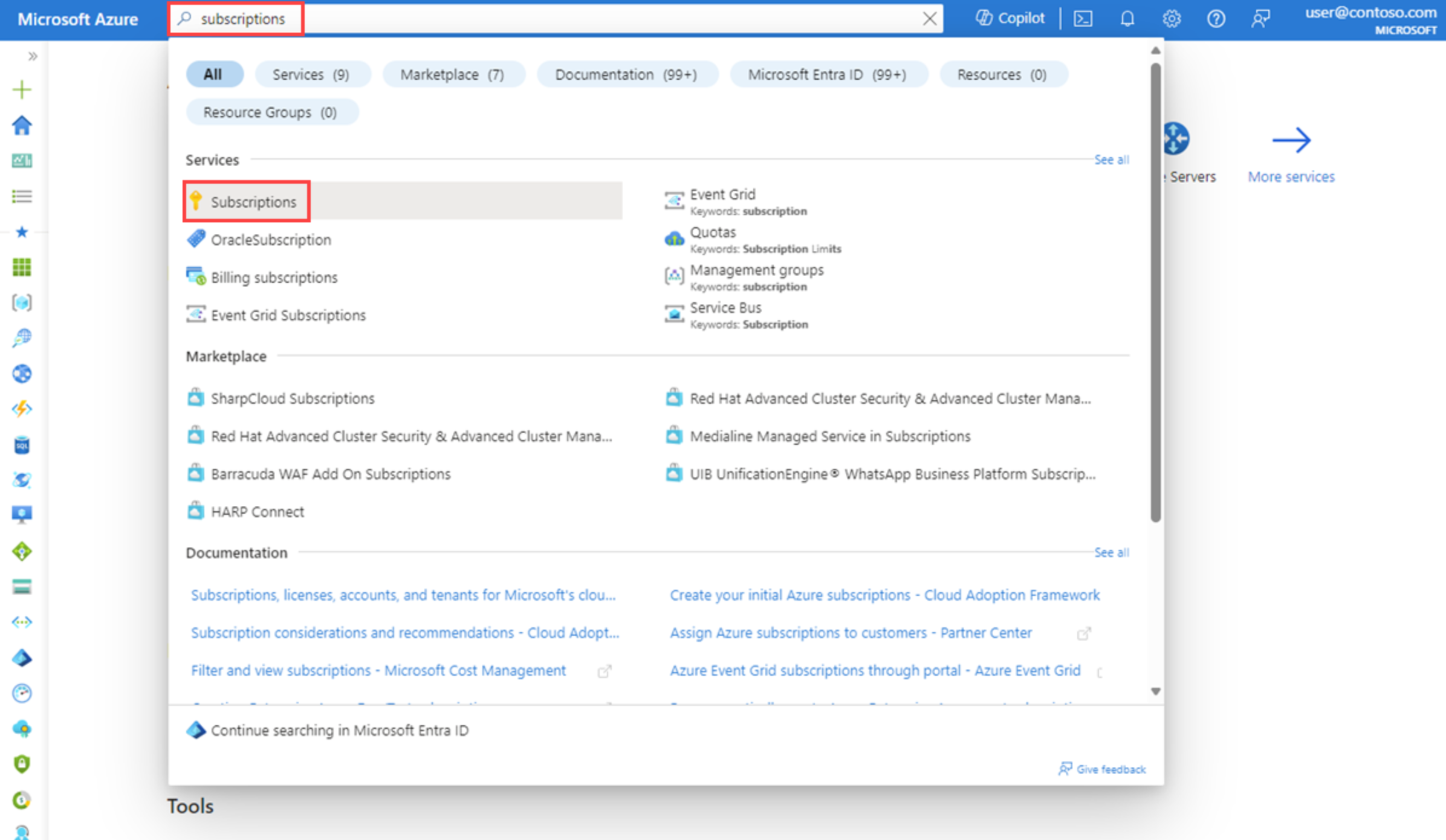 Setting up Azure subscription
