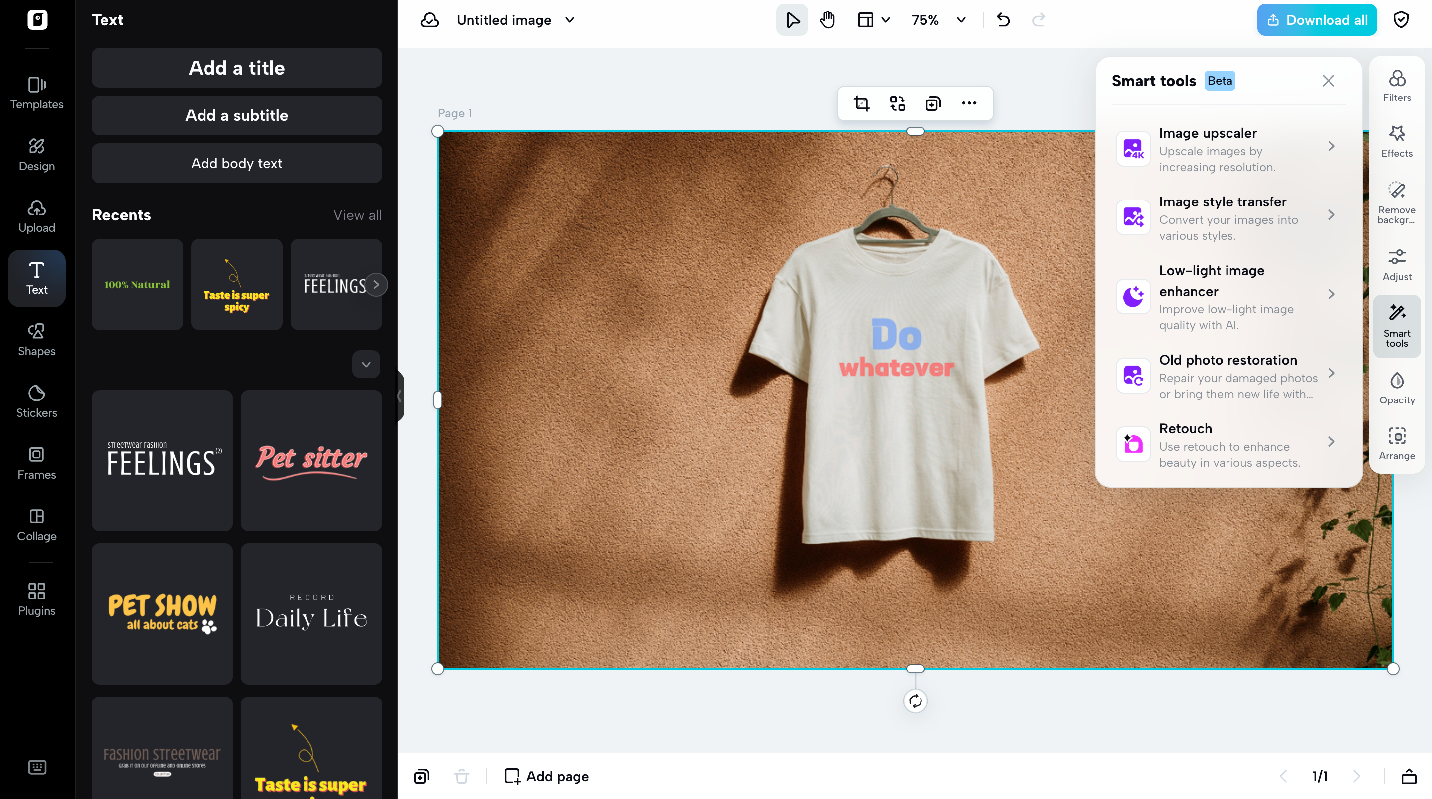 image editor in Pippit