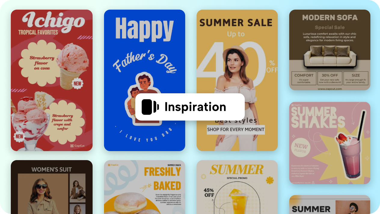 無料の既製のポスターテンプレートを使ってデザイン