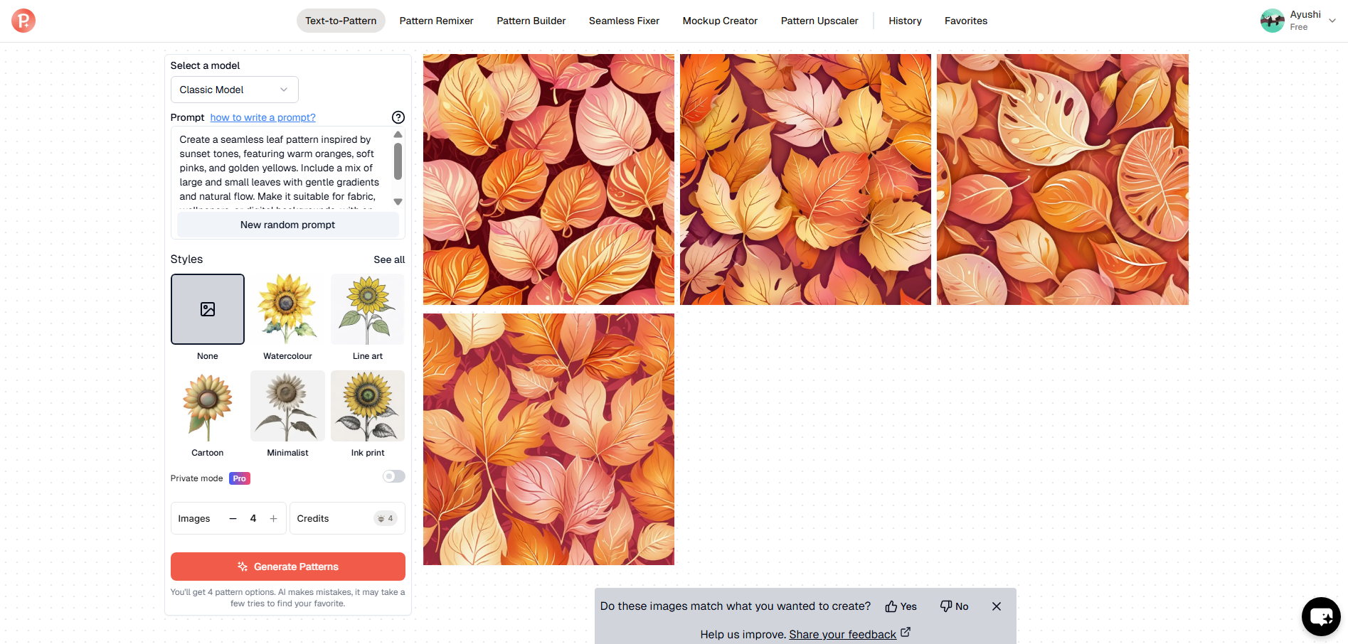 Antarmuka AI berpola