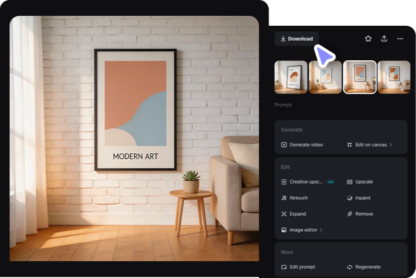 Refine and download