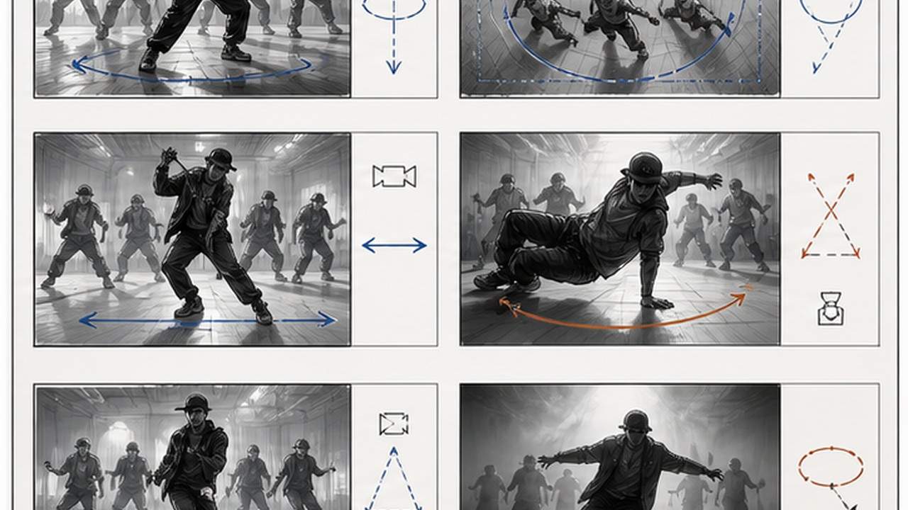 Musik Video Storyboard Maker Prompt Ergebnis 3