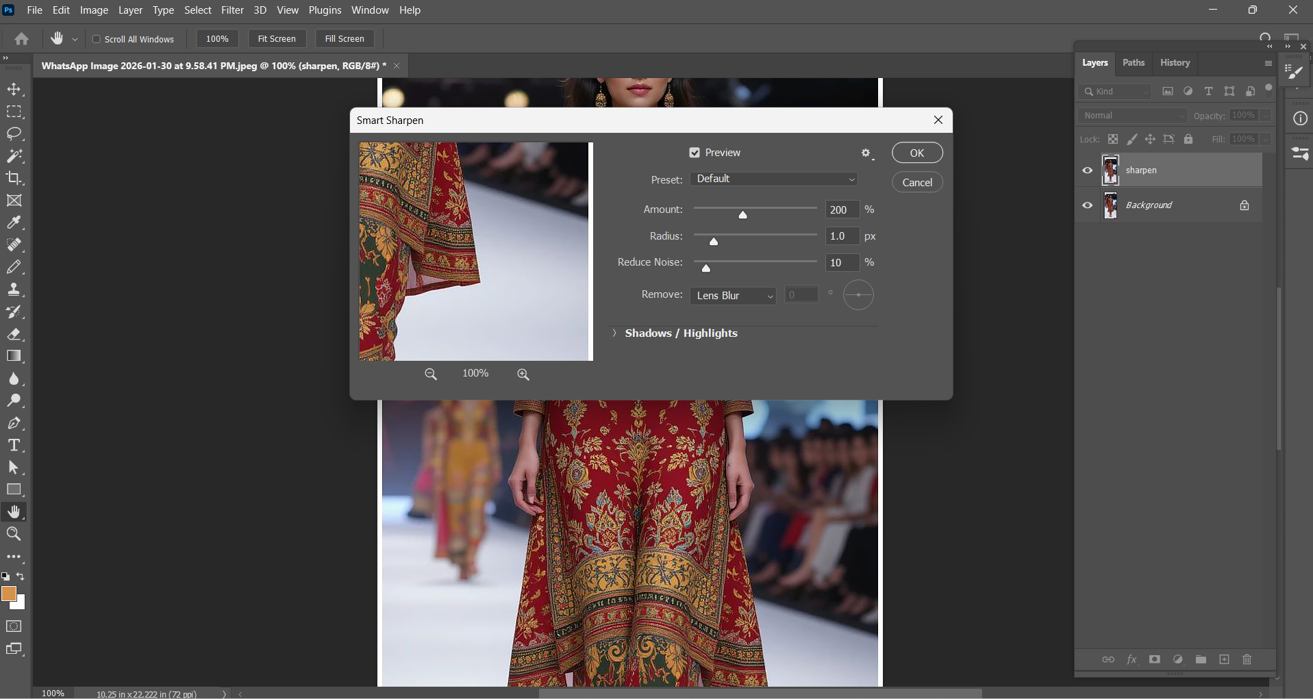 المعاينة والتطبيق