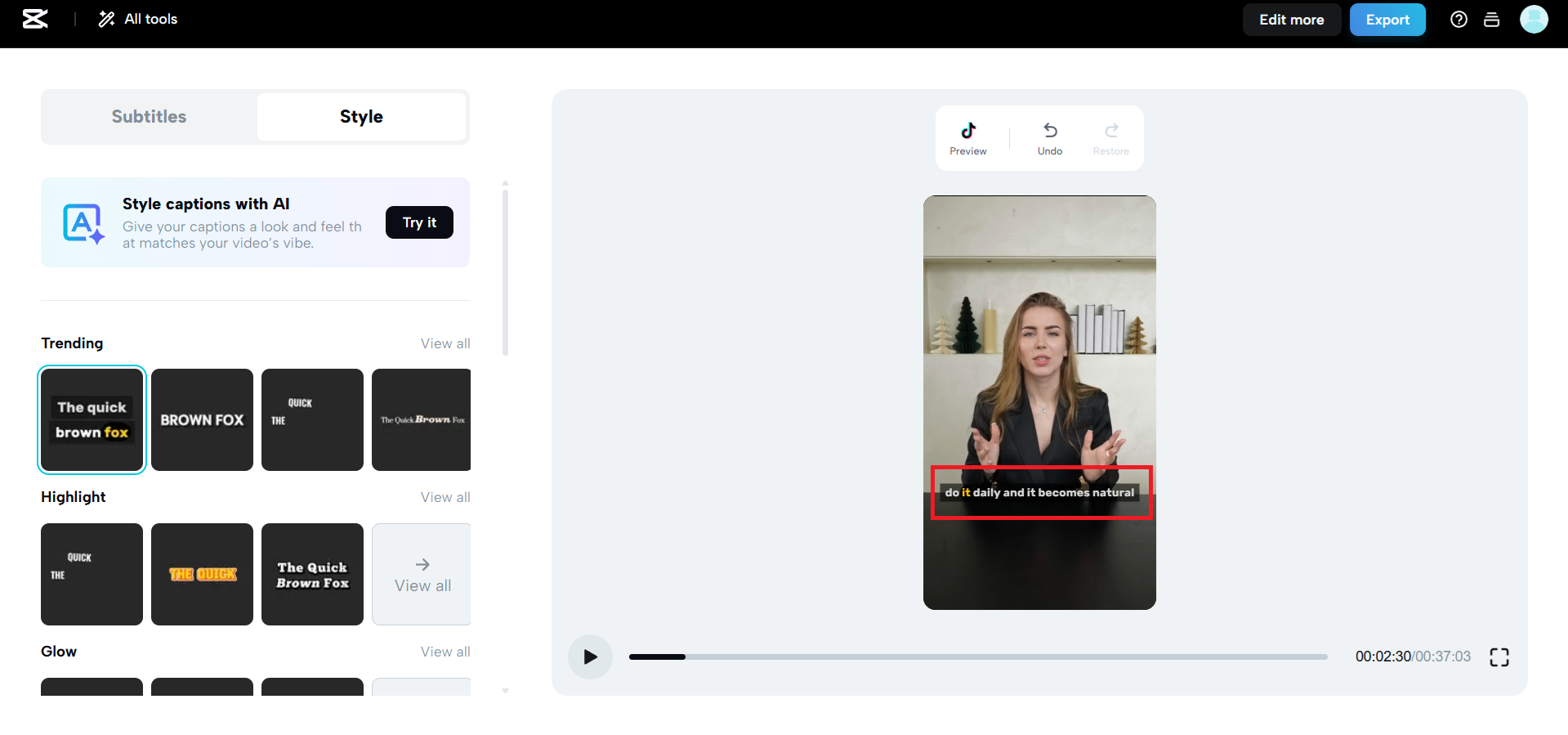 Accurate automatic transcription