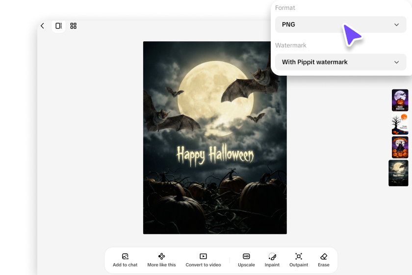 Download the Halloween card