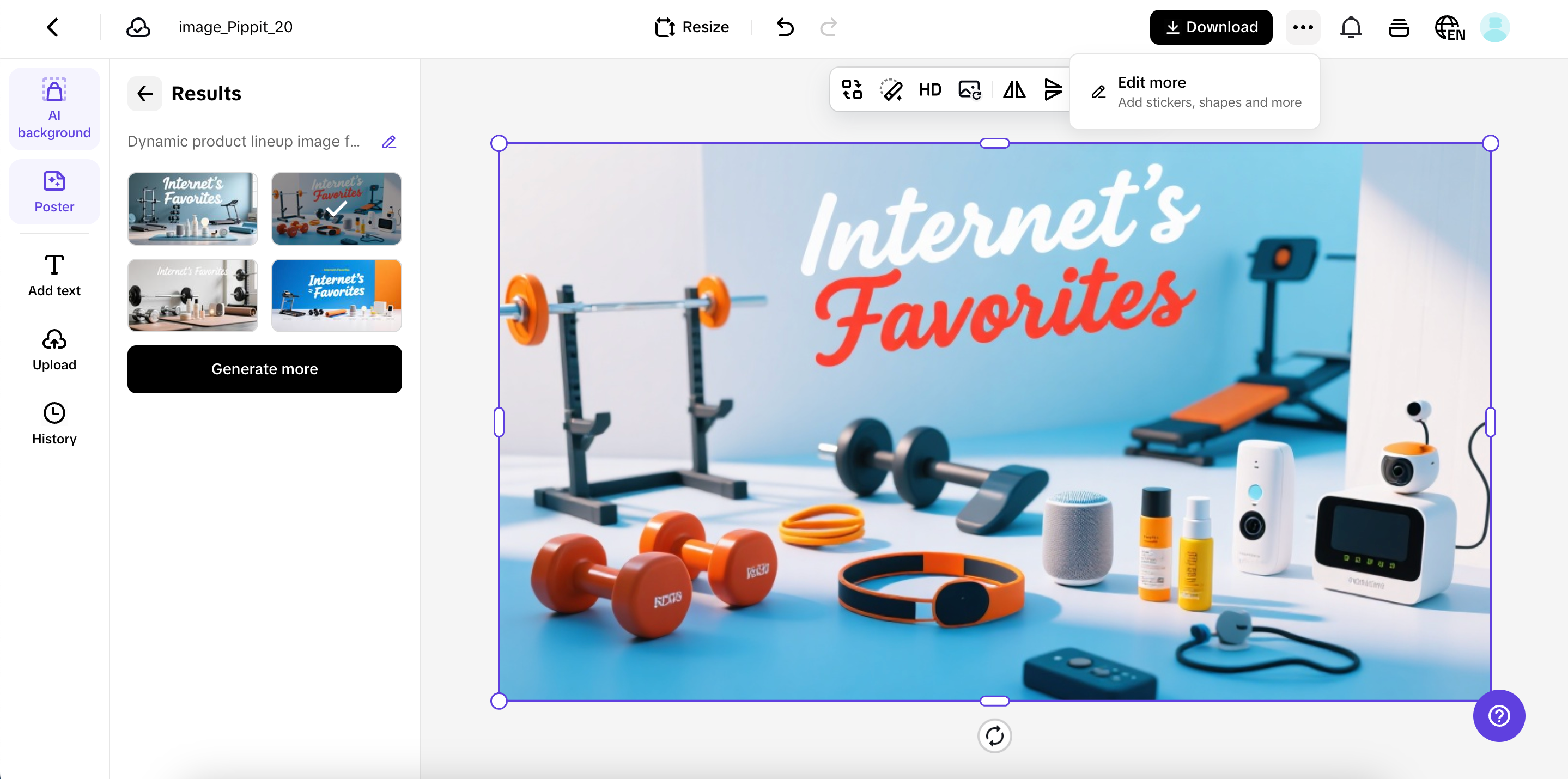 Customize your poster