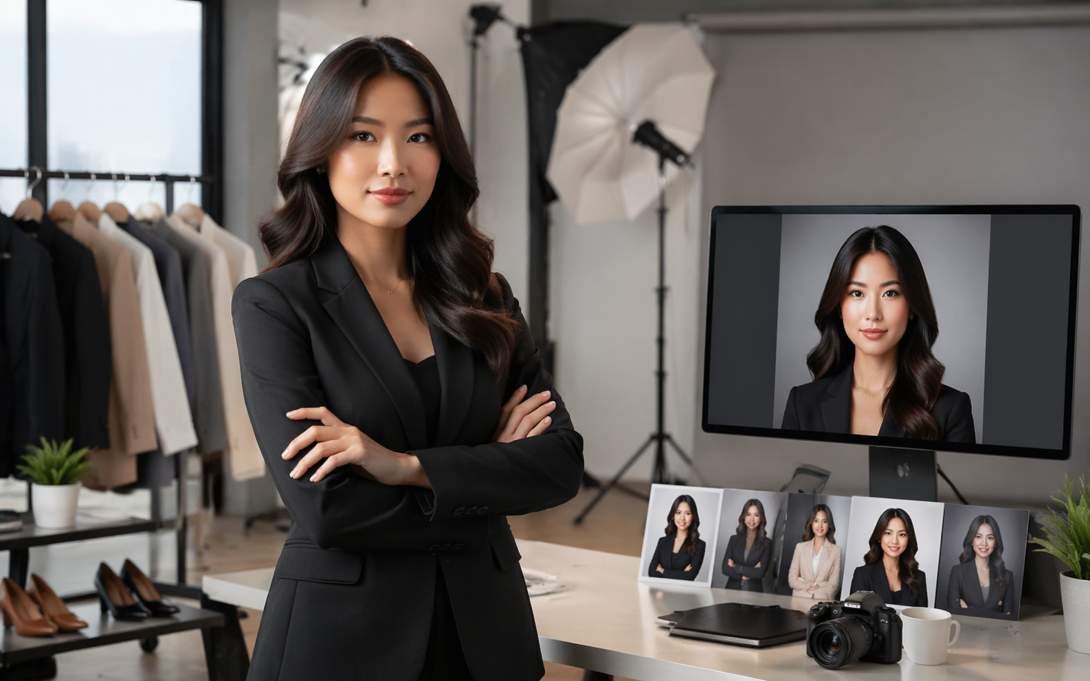 AI Yearbook Photo feature highlight scene 2 created for Pippit marketing visuals