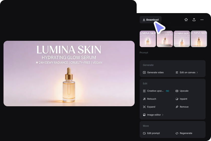 Refine and download