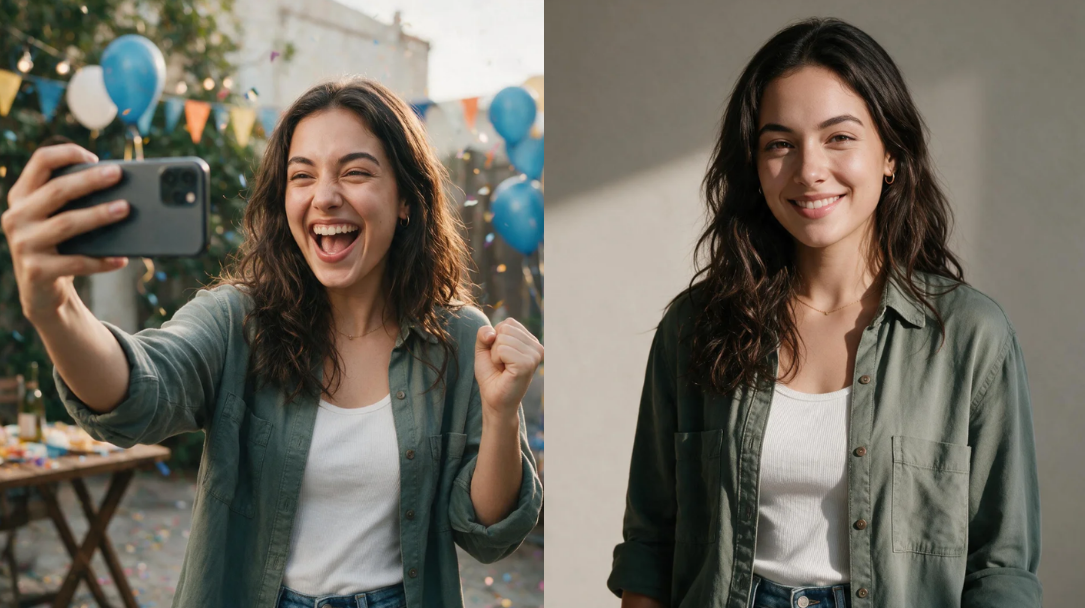 Prompt for a creative professional headshot