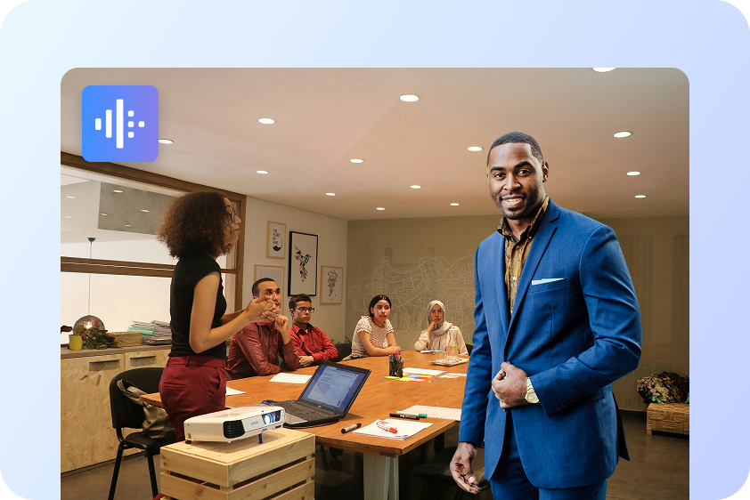 Convert training videos into avatar videos