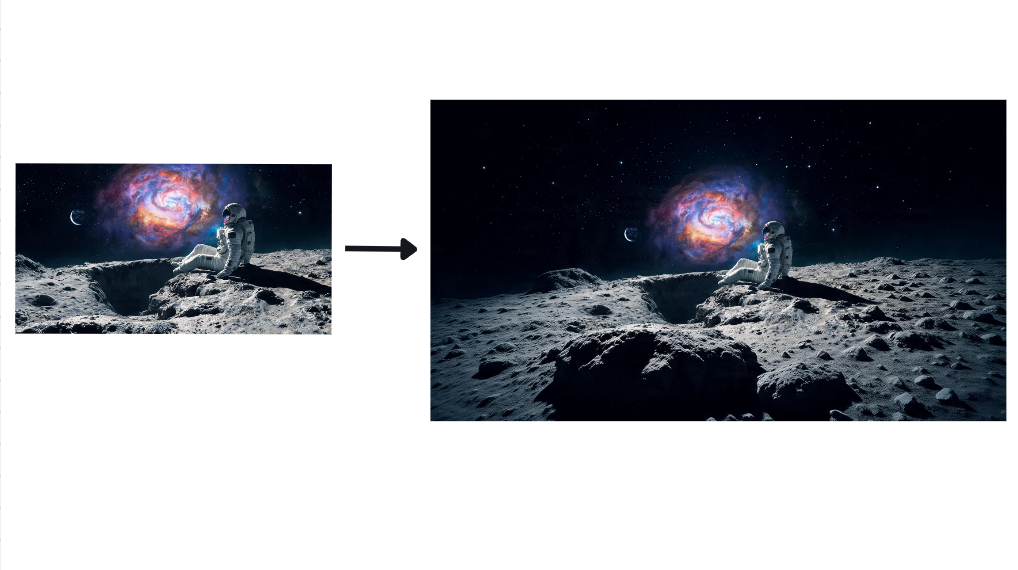 Expand feature in Dreamina