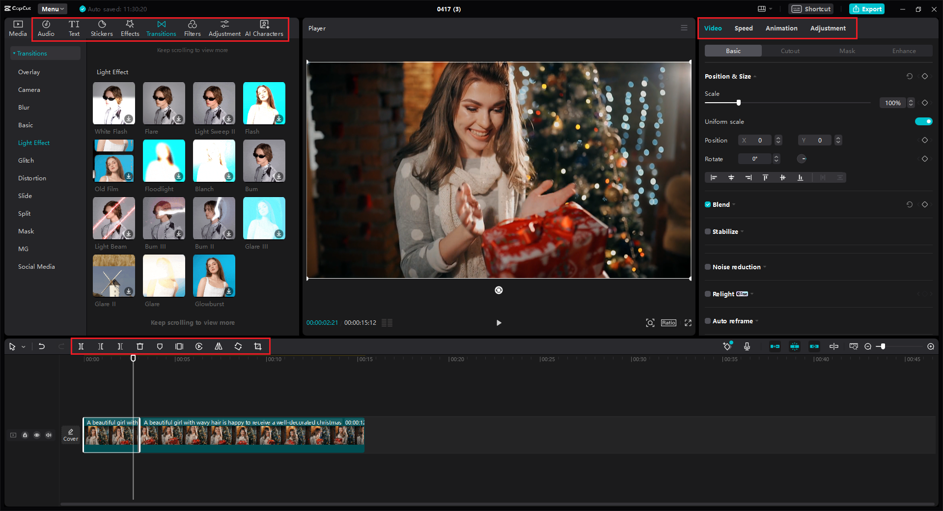 Edit video