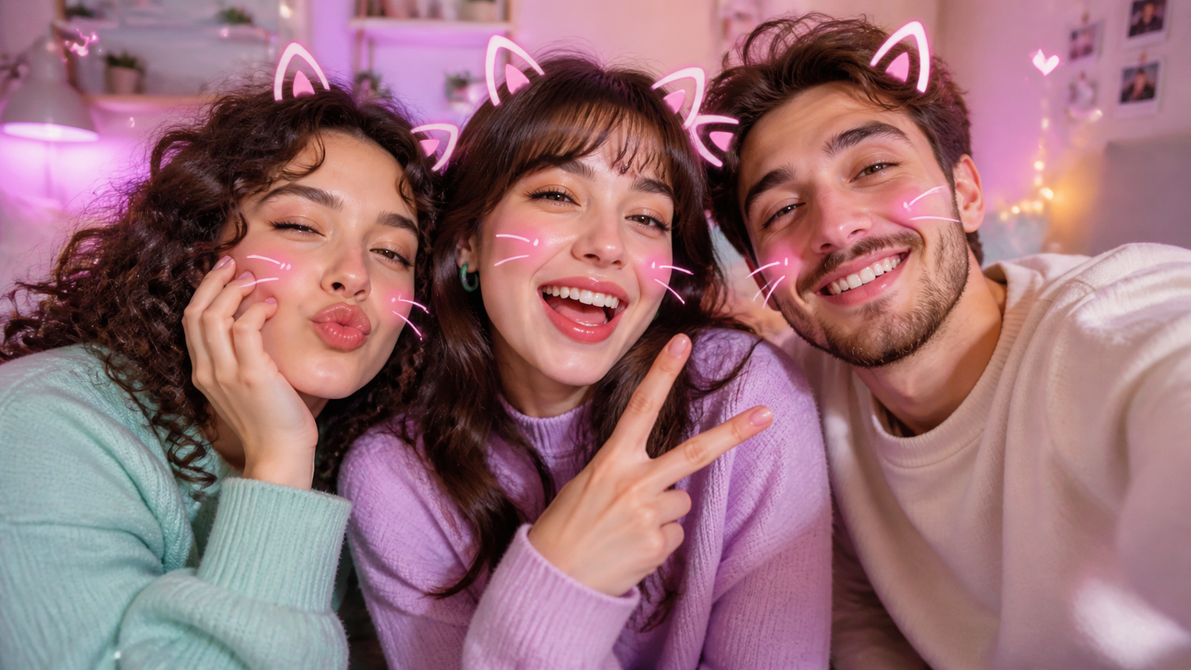 Playful Sparkle Filter prompt example