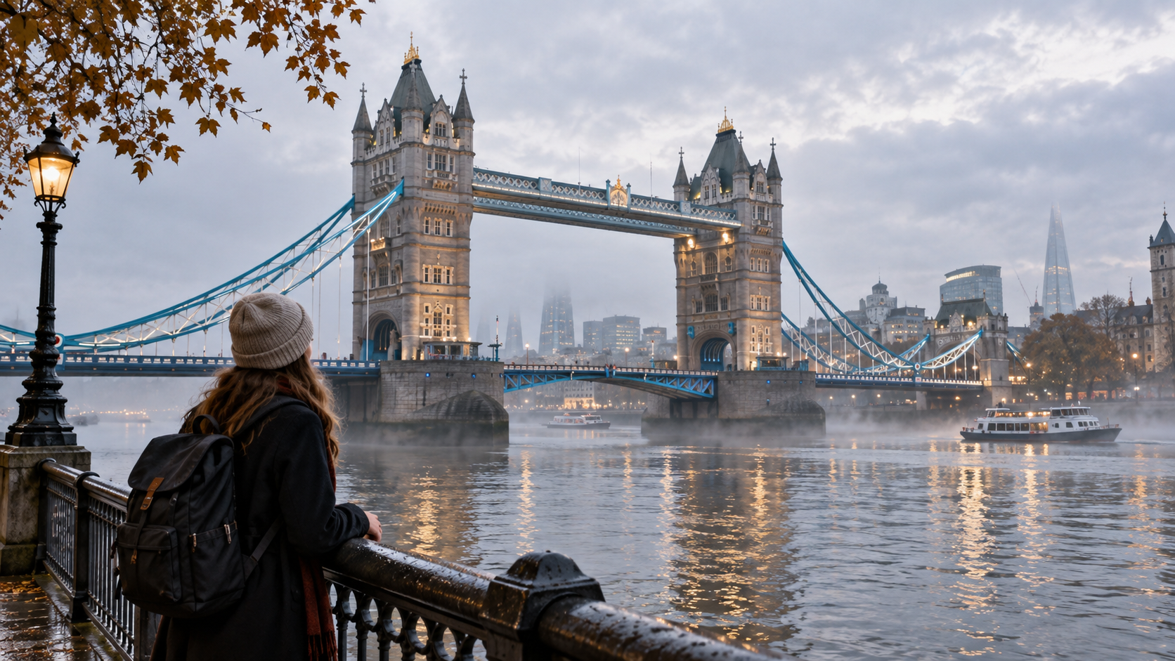 an original London Bridge city photograph shareable prompt result