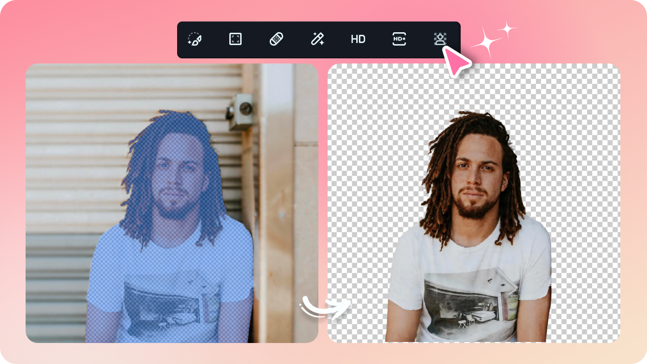 Isolate your subject for a clean background replacement