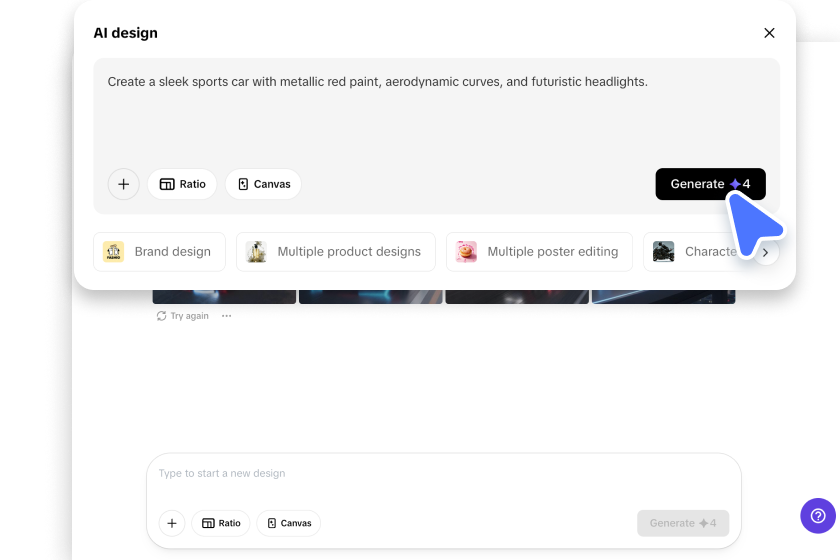 Give prompt and choose aspect ratio