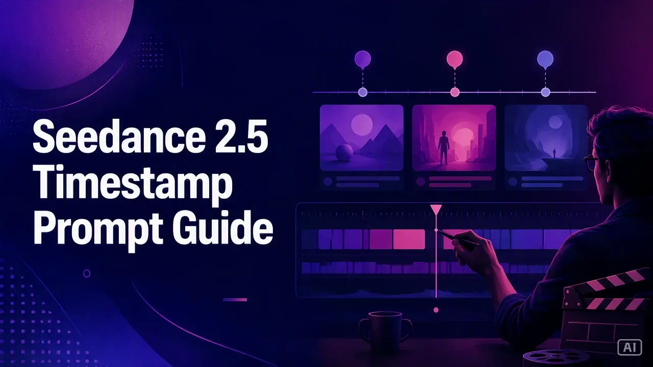 Editorial cover for Seedance 2.5 Timestamp Prompt Guide