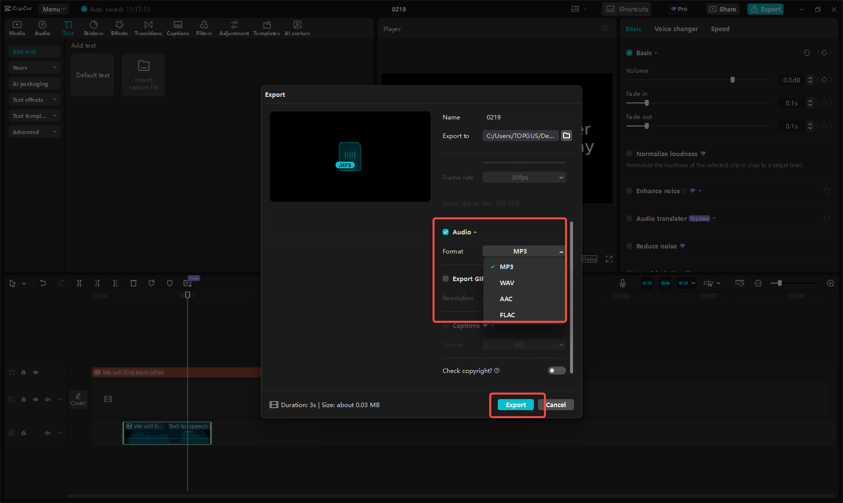 Export Genshin audio