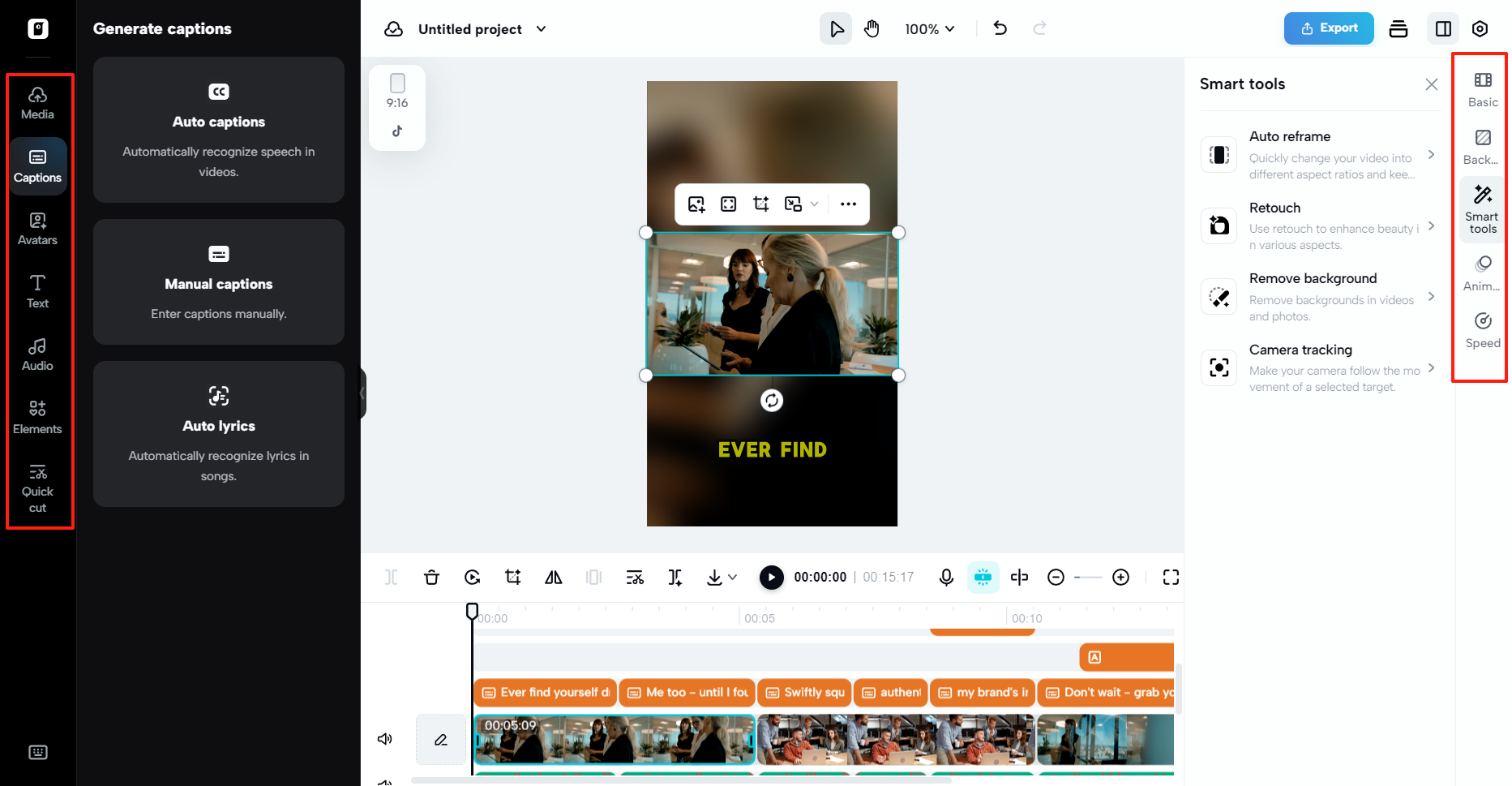 Edit more the video