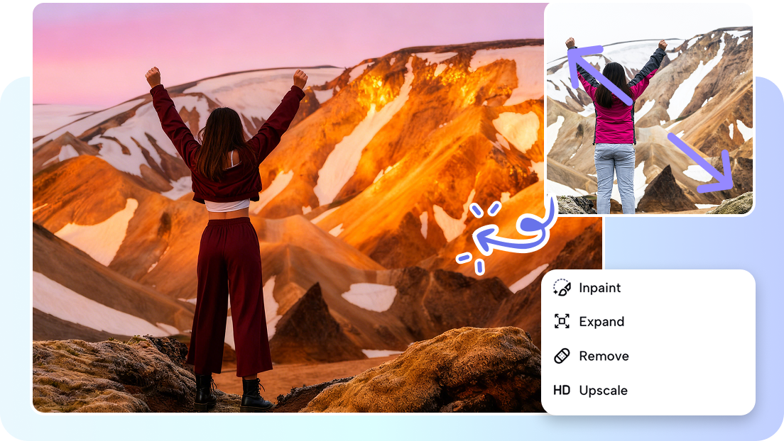 Transform scenes in seconds