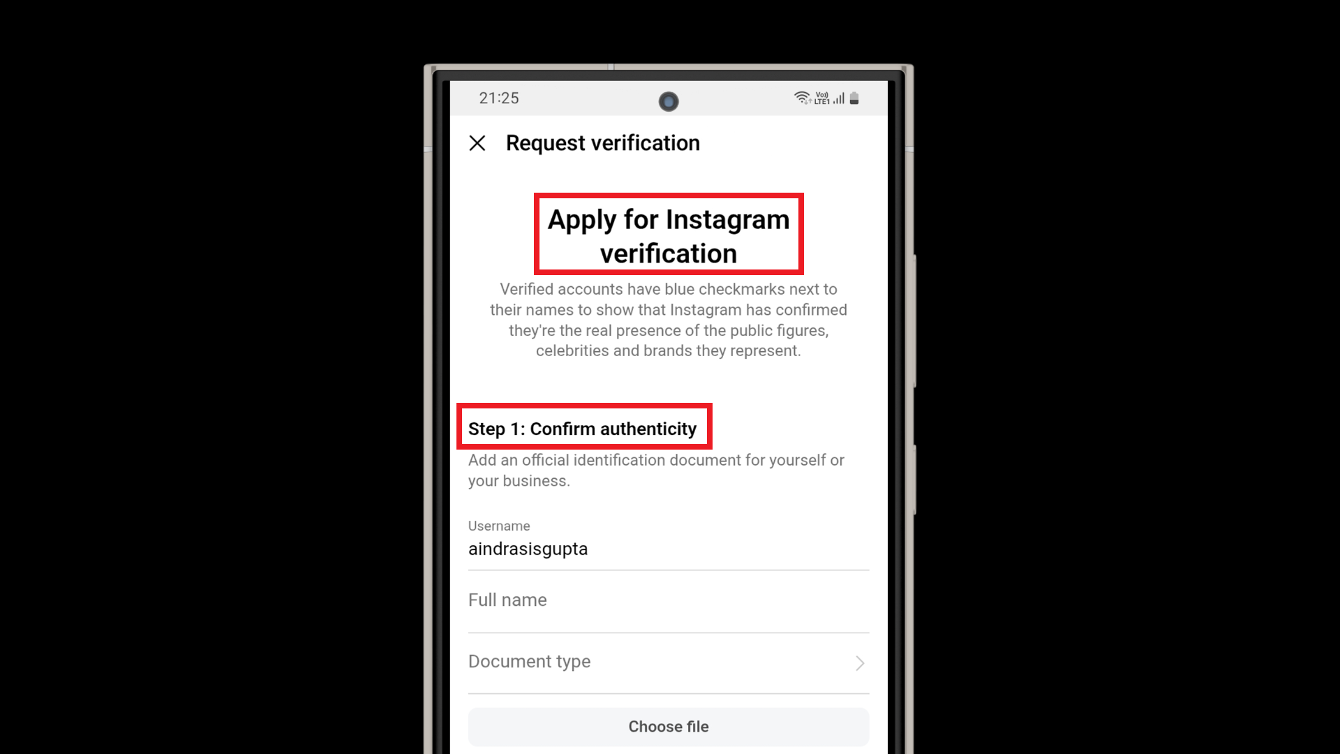 Confirm authenticity