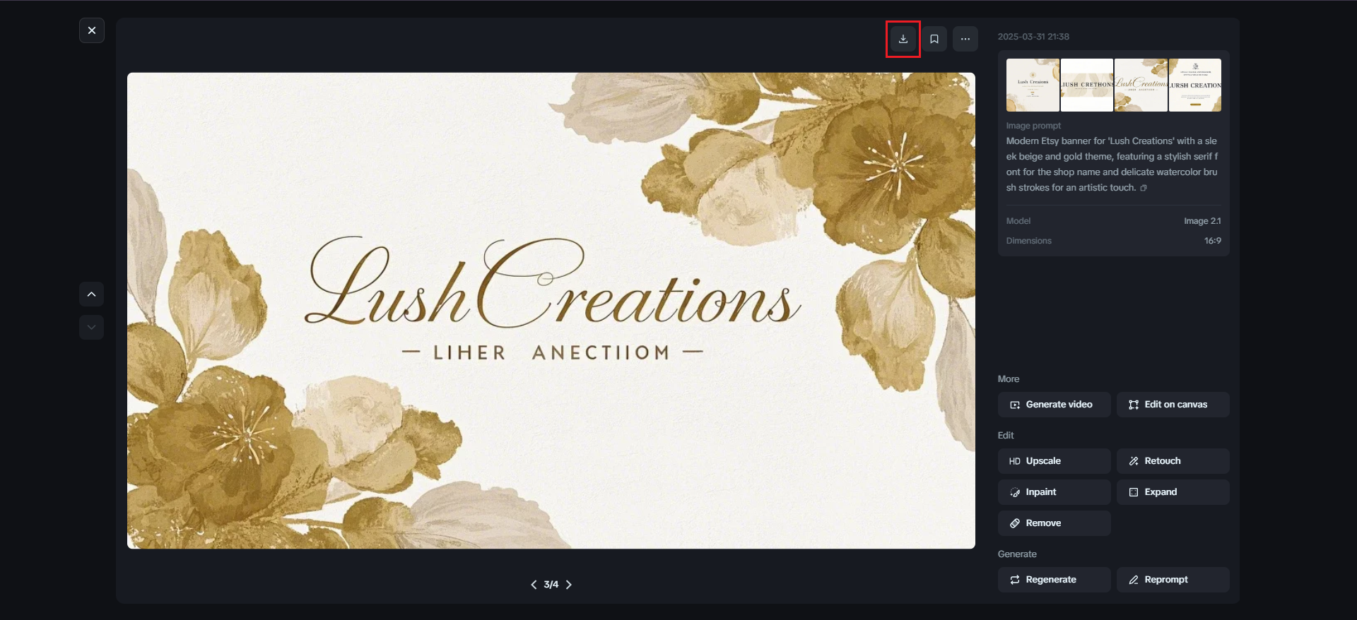 Etsy banner canva