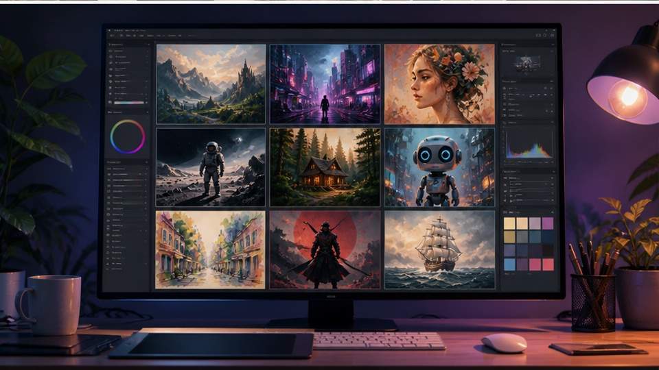 20 AI Commands for ChatGPT Image Creation — a final composition with controlled lighting and detail