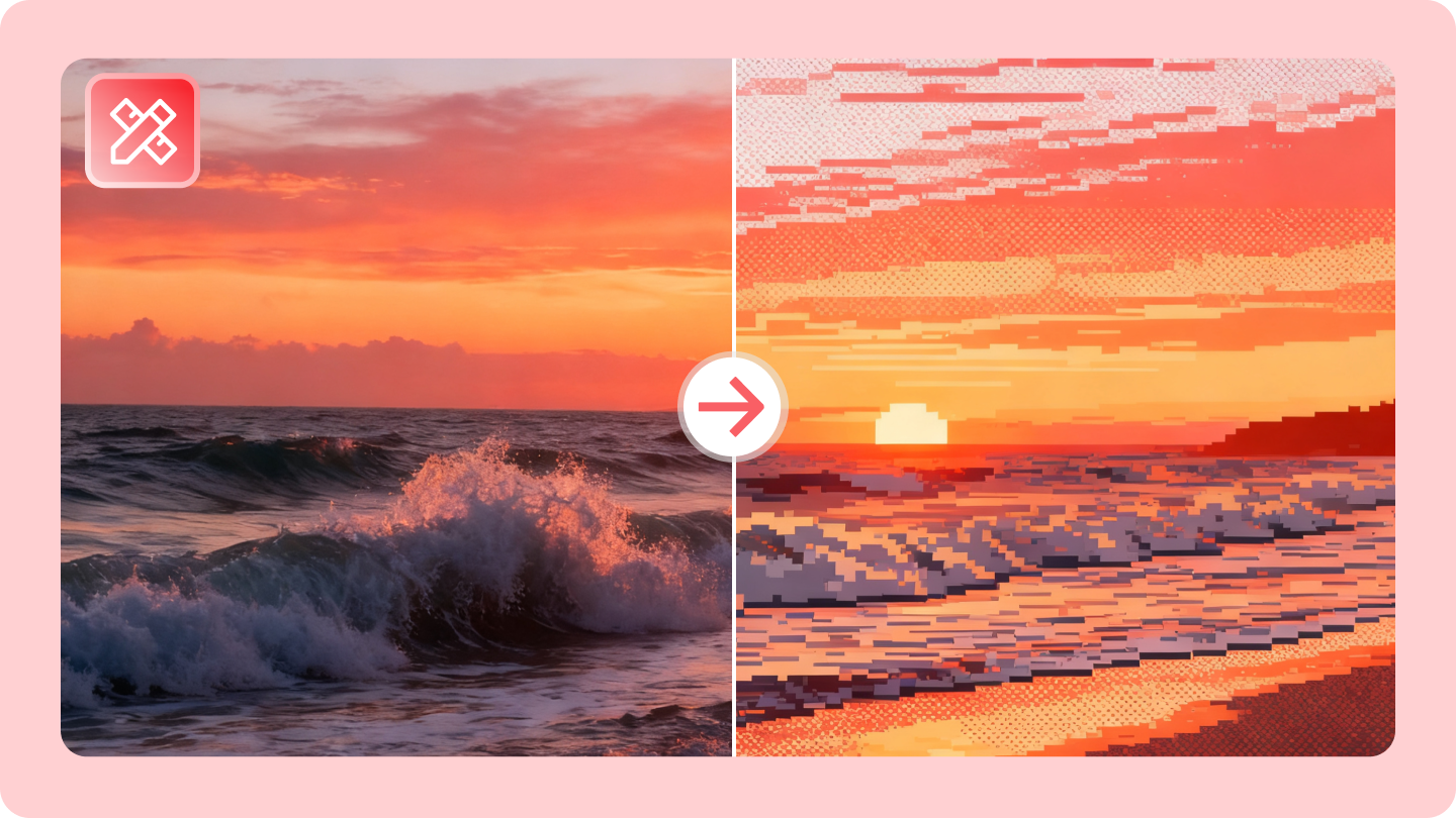 image to pixel art