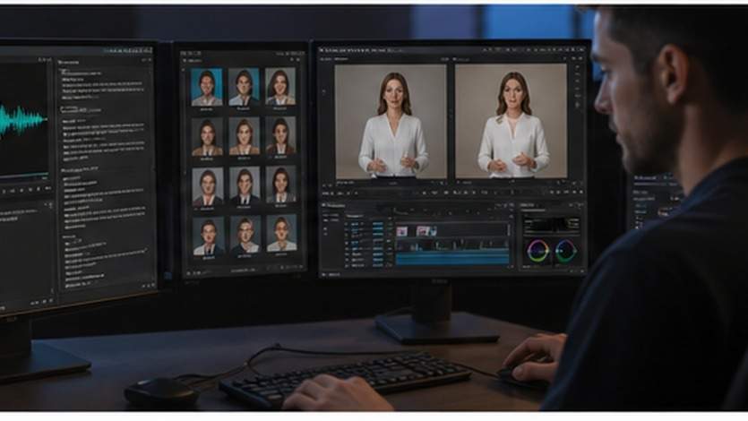 Seedance 2,5 Virtueller Sprecher Video Beispiel 6