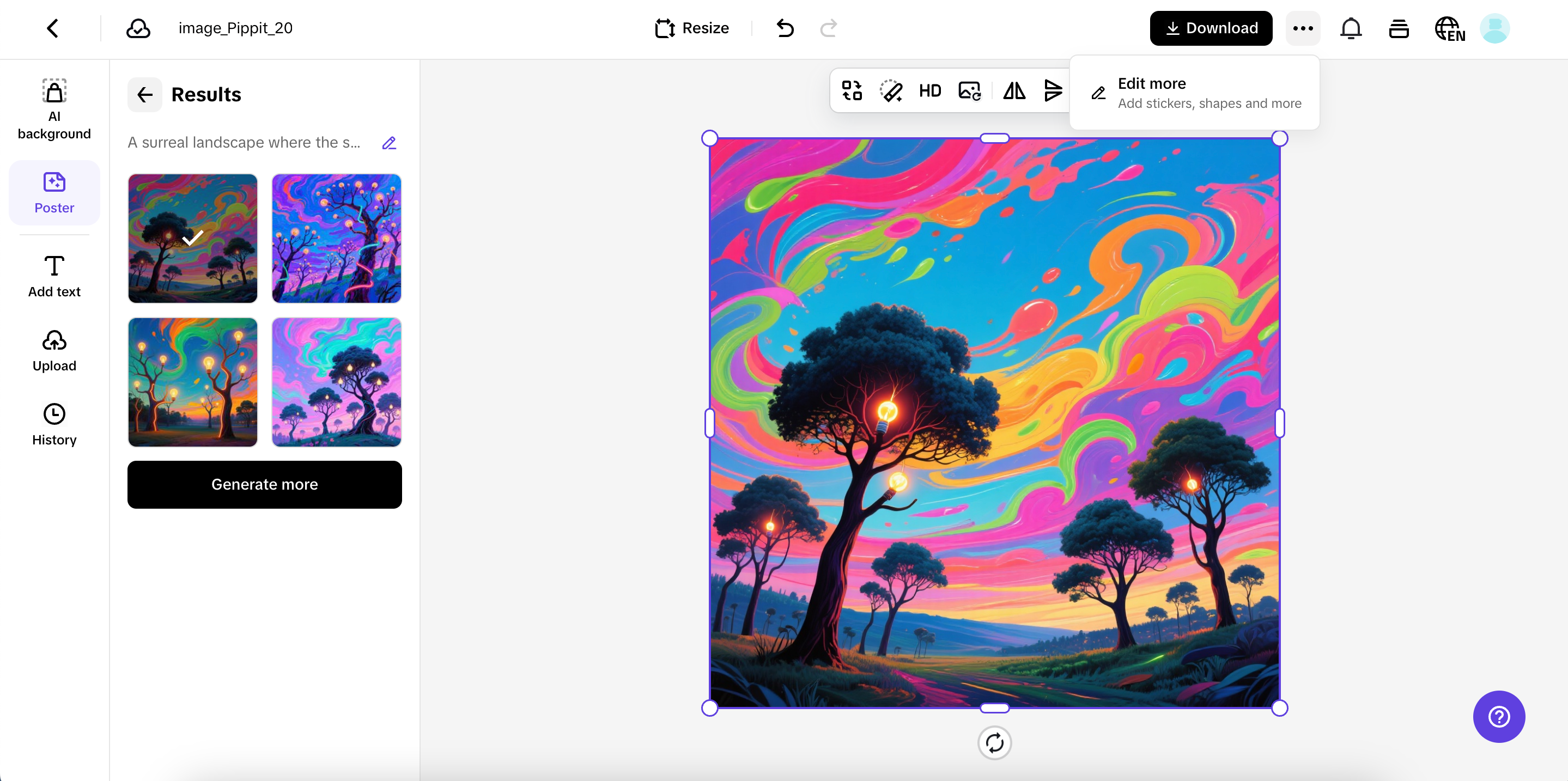 Customize your poster