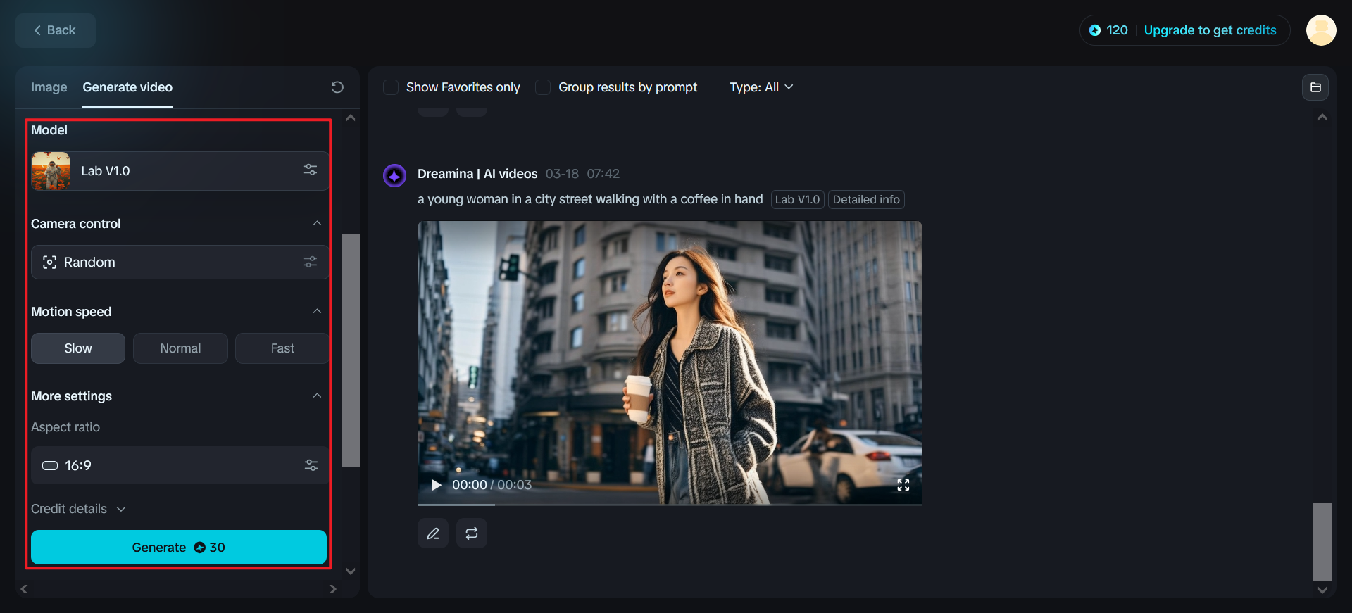 generate text to video