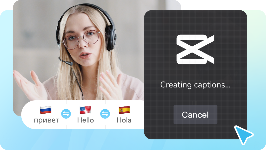 Rapid video audio transcription