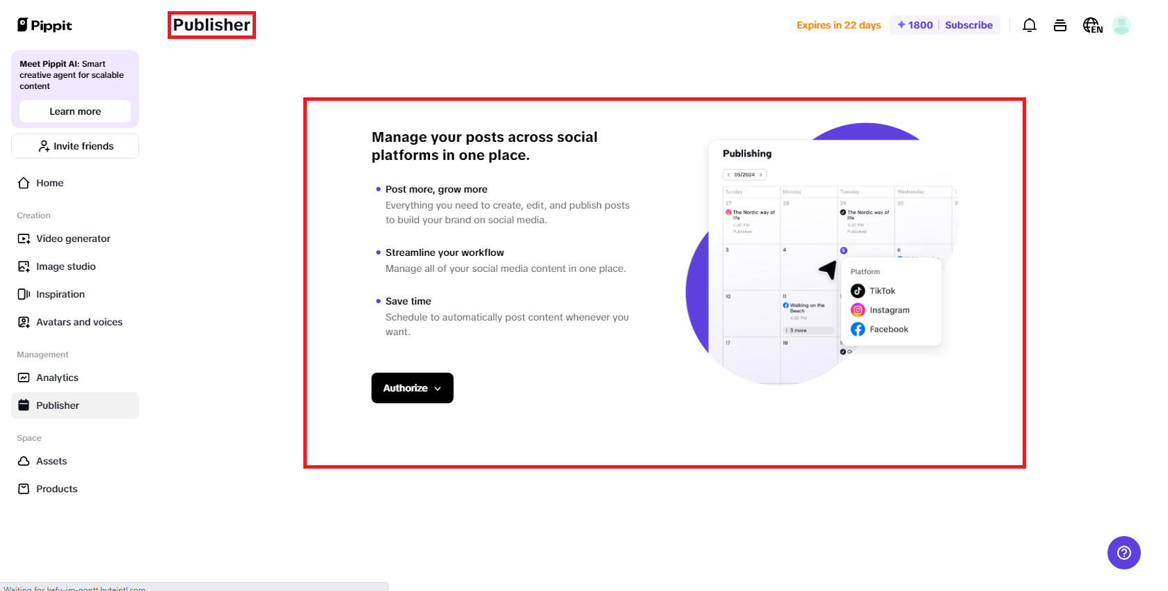 Multi-channel publishing