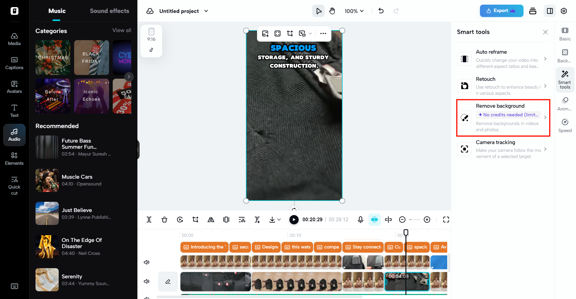 AI-powered background removal