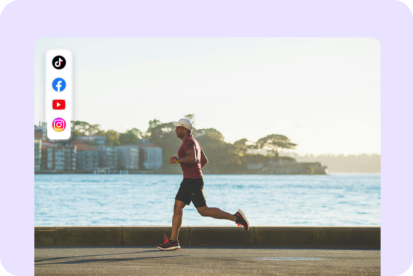 Use optical flow for social media