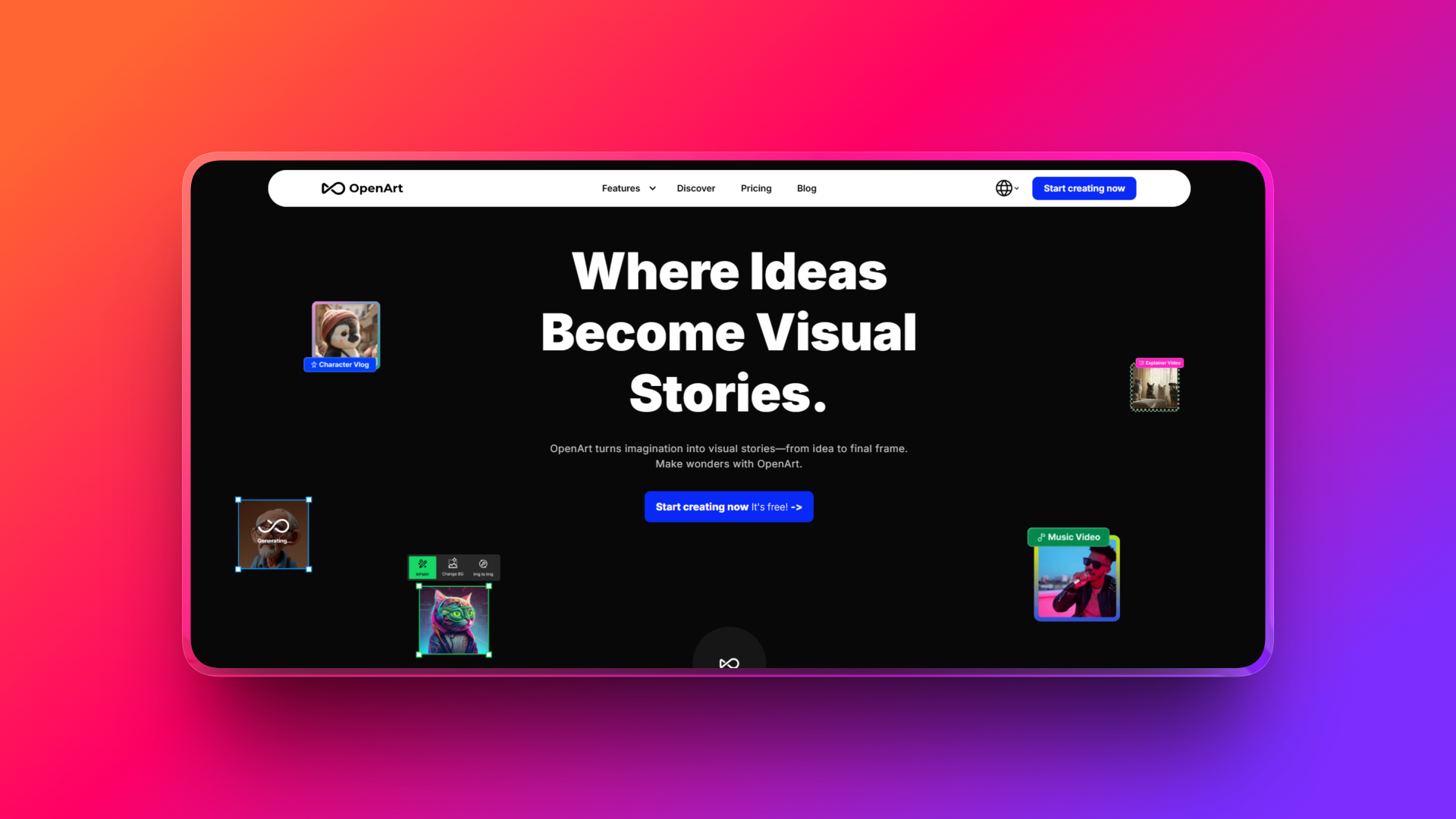 AI sketch generator by OpenArt