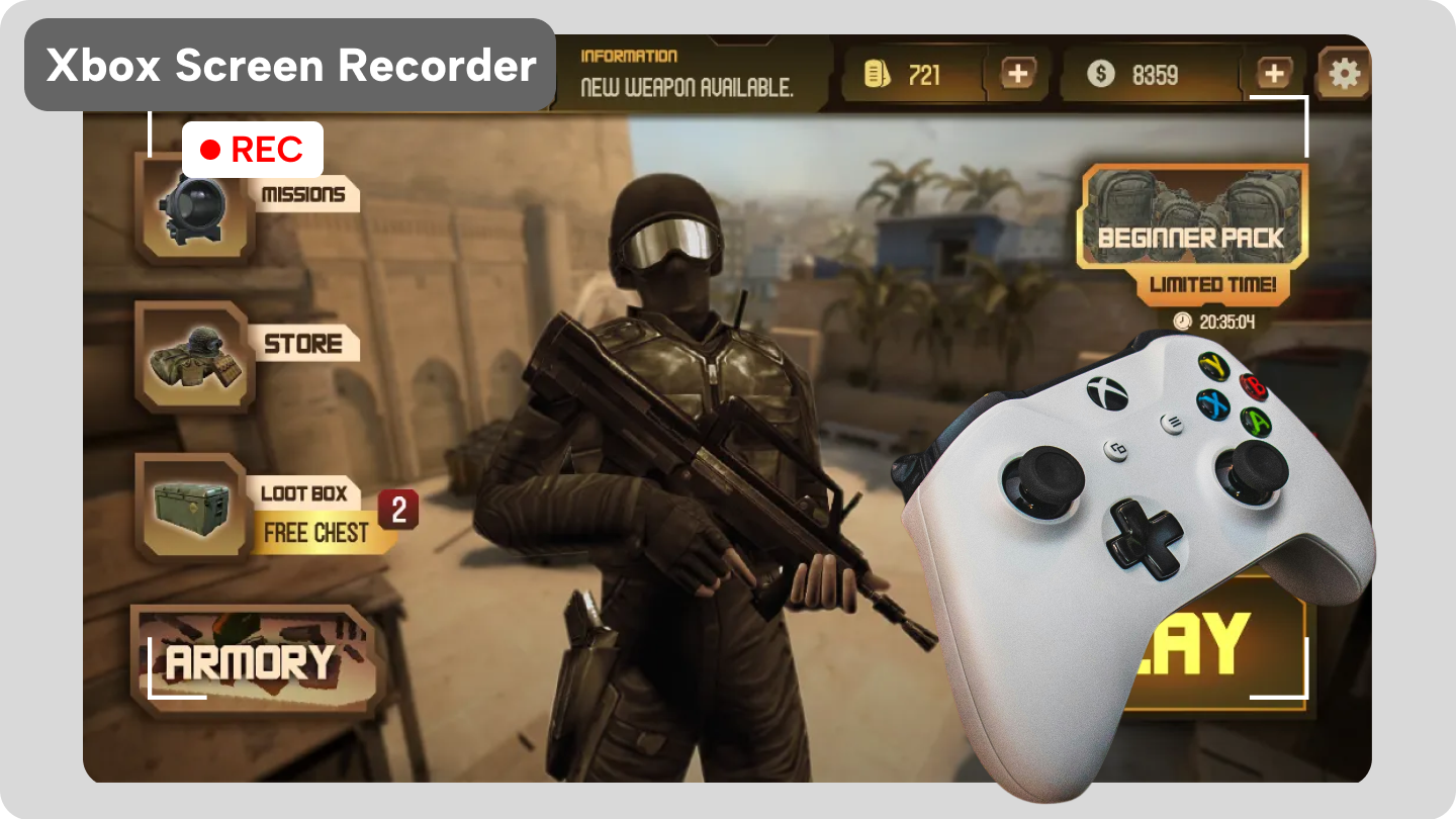 perakam skrin xbox