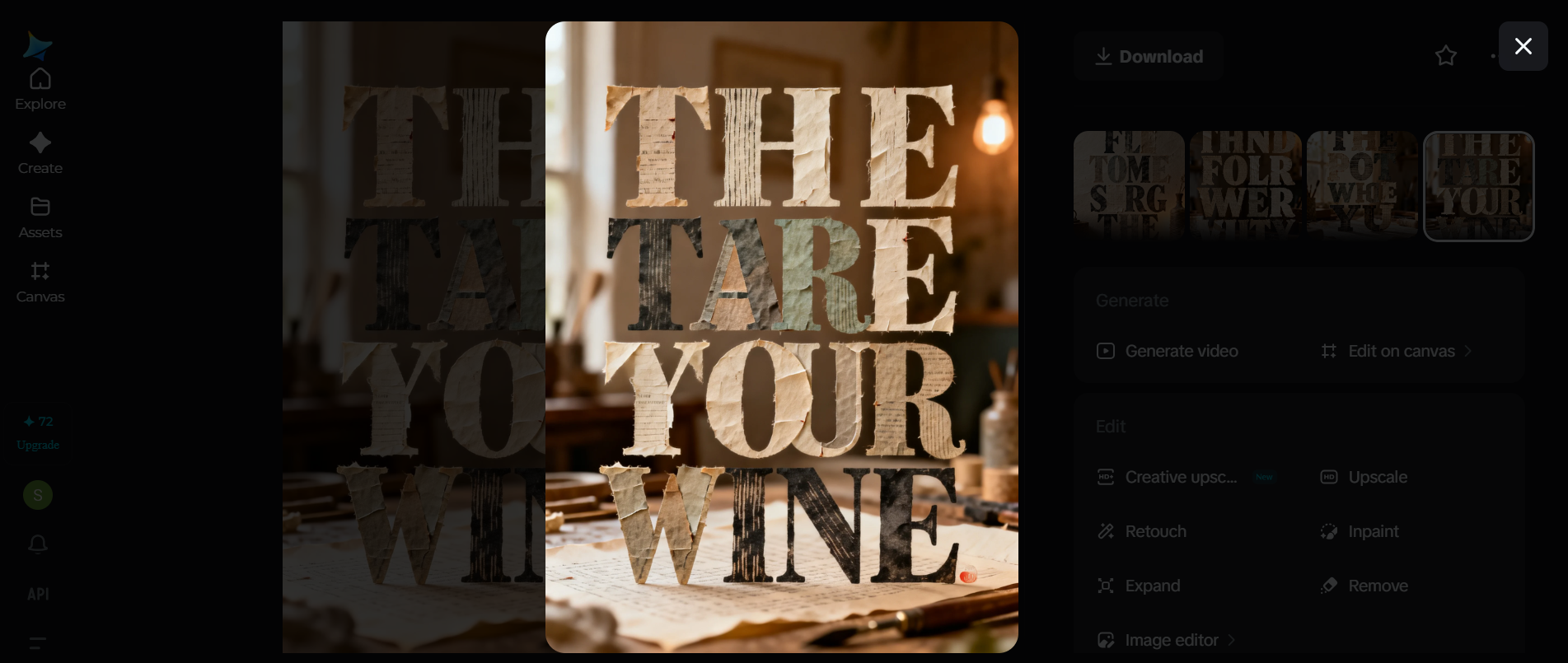 Typography poster design ideas: Textured typography