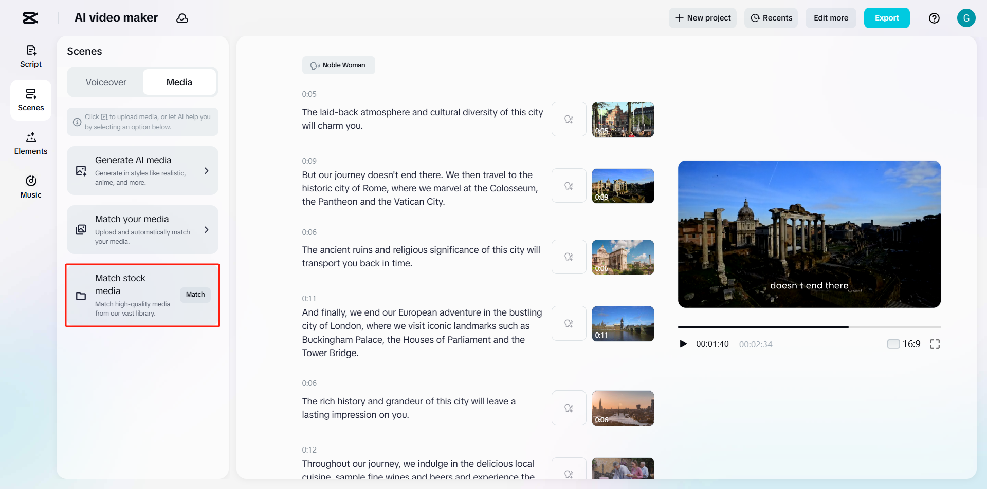 Integrated stock media