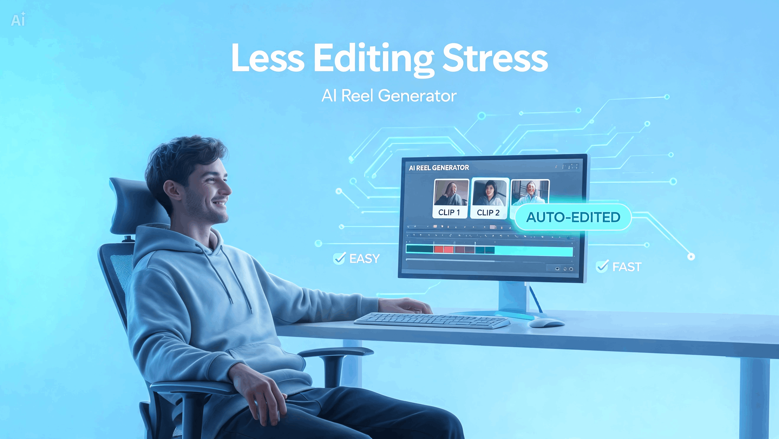 Less editing stress