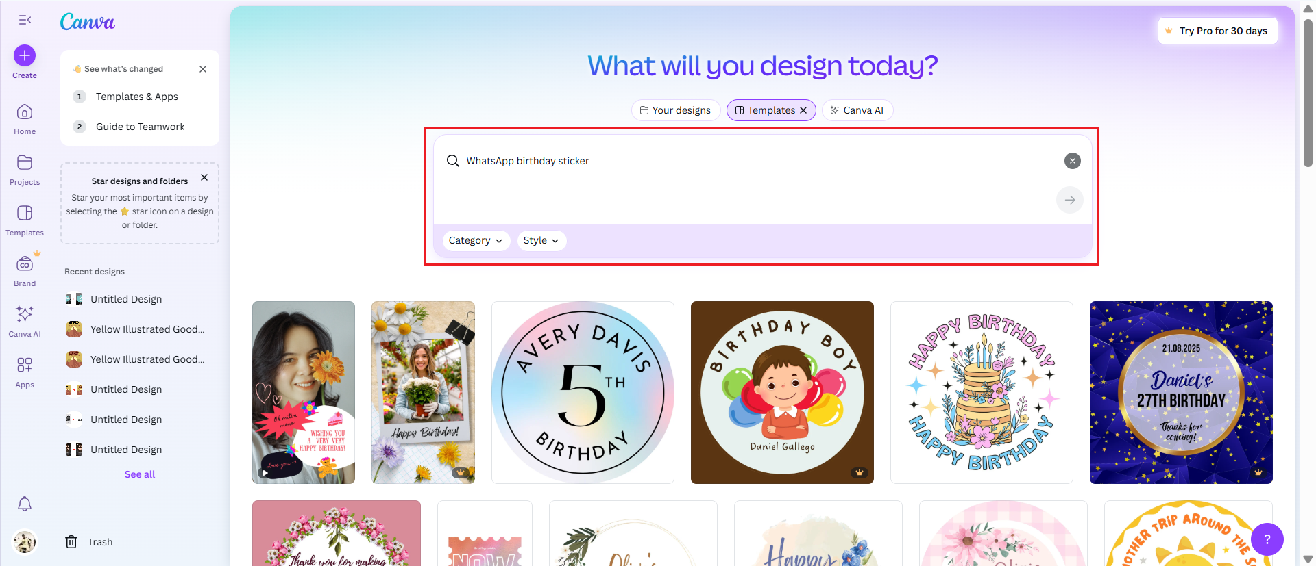 happy birthday WhatsApp stickers animated