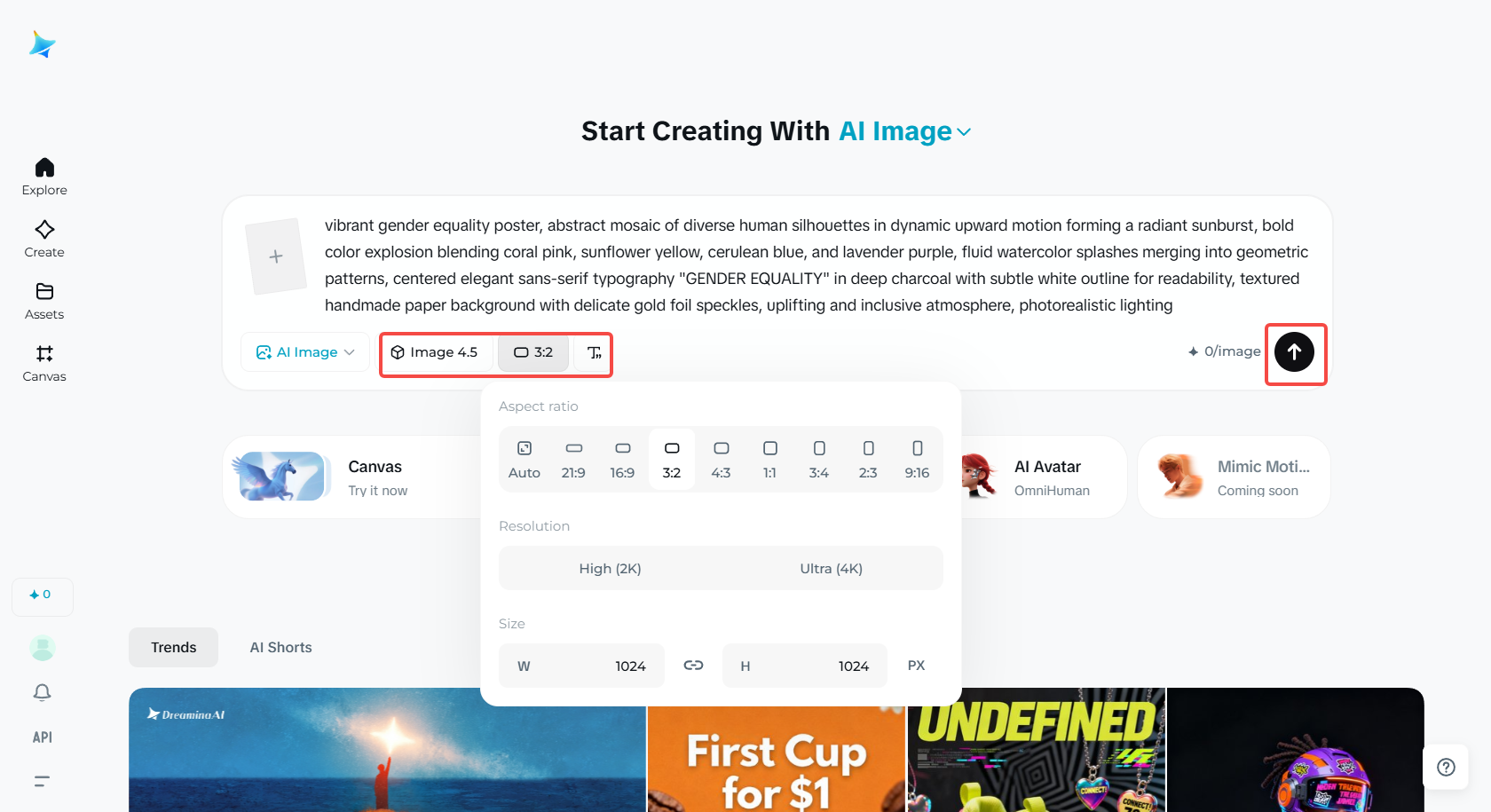 Personaliza las configuraciones y genera