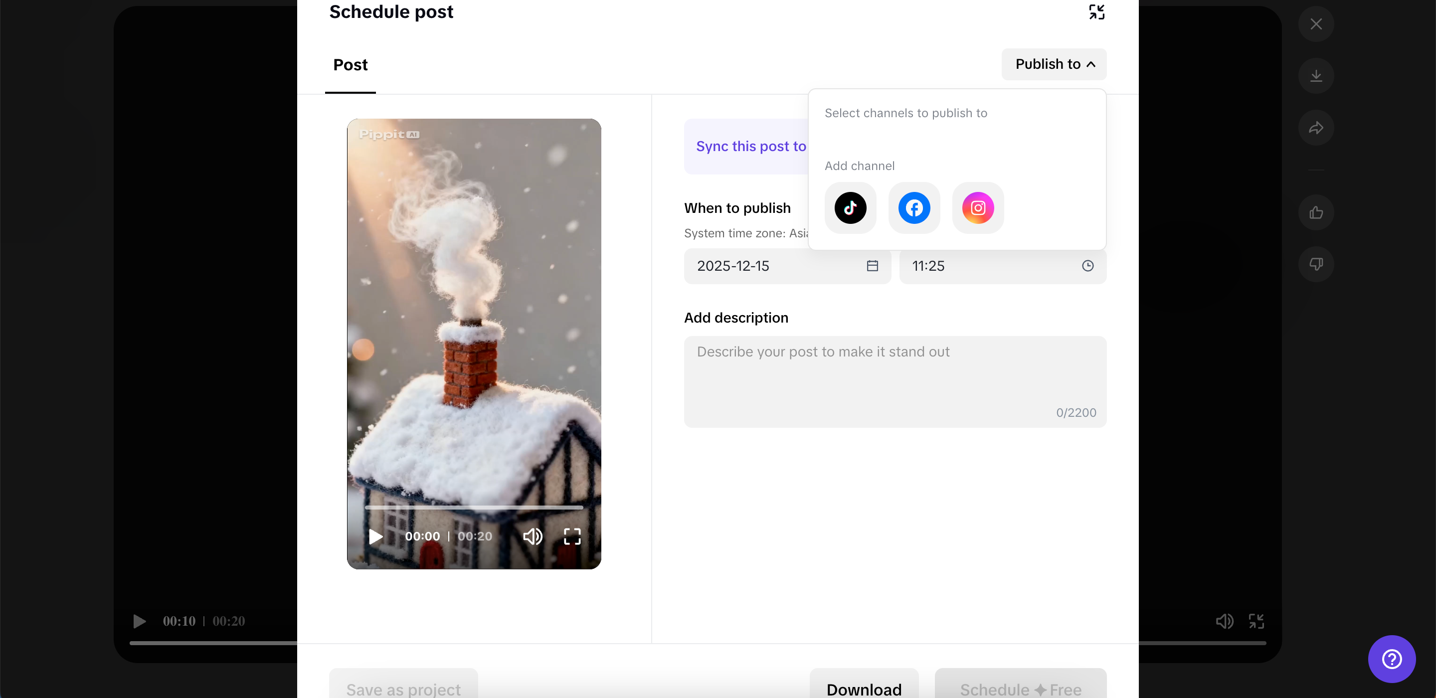 Download or post