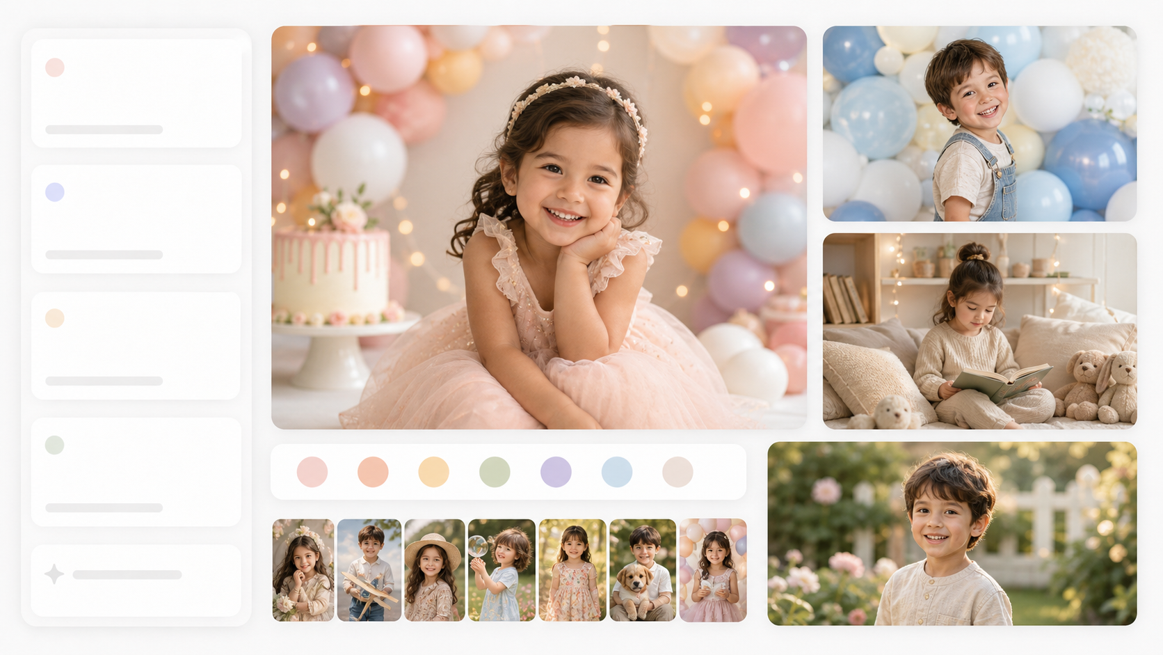 KI-Prompt-Beispiele für Kinder-Fotoshootings von Dreamina