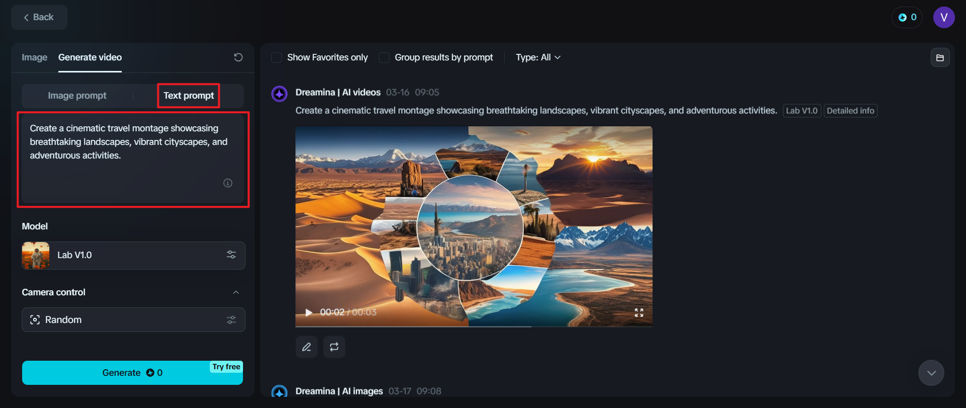 テキストからビデオへの変換は無料です