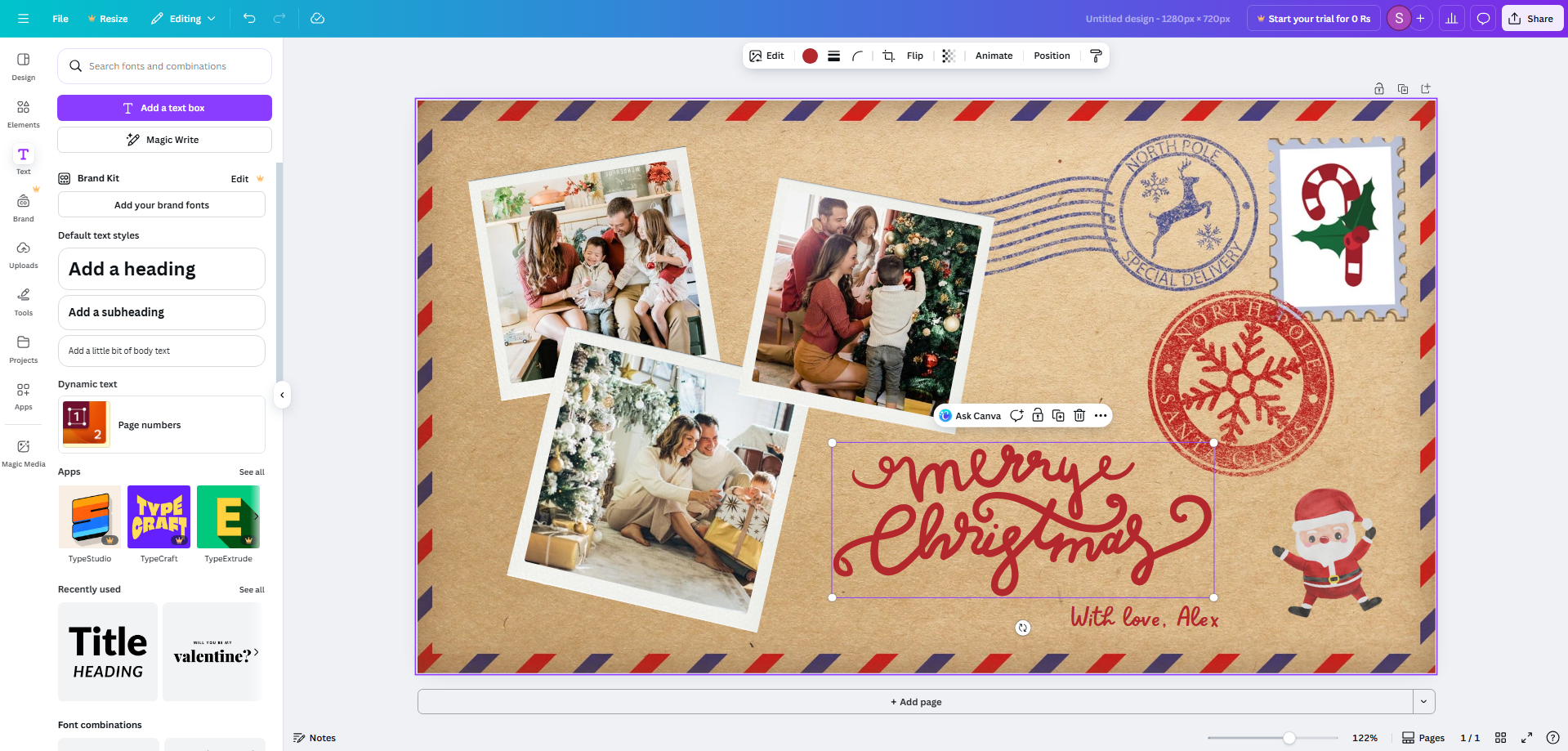 Customize & enhance your collage - how to add photos to Canva collage