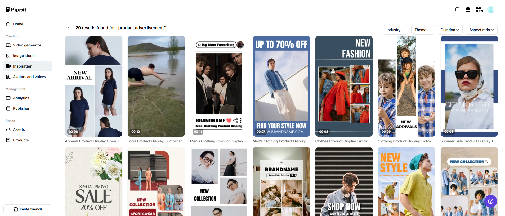 Multiple editable templates