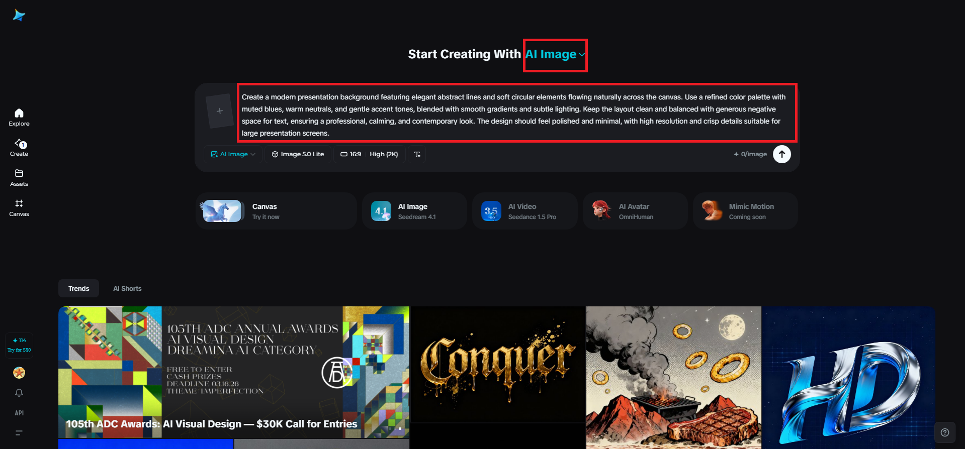 Enter your slide background idea